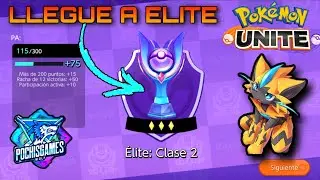 😎COMO SUBÍ A ÉLITE EN 1 SEMANA POKEMON UNITE🤩