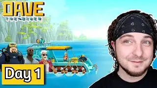 FIRST 5 HOURS of DAVE THE DIVER! - Day 1 - DAVE THE DIVER