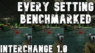 How Graphics Settings Affect GPU bound Performance in 1.0 | Escape from Tarkov | Interchange
