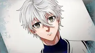 How to draw Seishiro Nagi | Blue Lock | Step by step Tutorial