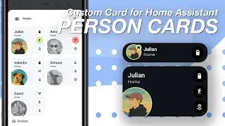 Custom Person Cards for Home Assistant