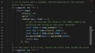 Implement a JSON Parser in JS
