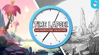 Time Lapse : Painting Backgrounds