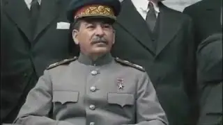 #СТАЛИН В ЦВЕТЕ (раскрашенные кадры хроники)