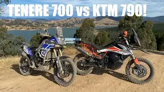 Yamaha Tenere 700 vs KTM 790 Adventure R! Nerb vs RWT!