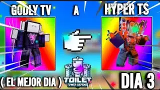 GODLY TV MAN A HYPER TITAN SPEAKERMAN!! ( DIA 3 ) #toilettowerdefense