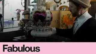 St Edward's Crown replica made out of Scrabble to celebrate King Charles's Coronation