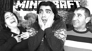 DAYIM UÇURUMDAN DÜŞTÜ - AİLEM Minecraft Öğreniyor #1