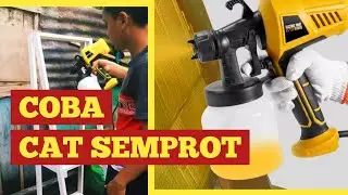 Cara Menggunakan Alat Cat Semprot Elektrik Pada Kayu