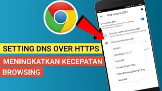 How to setting dns over https on chrome