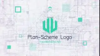 Blueprint Scheme Logo - Free Download After Effects Templates