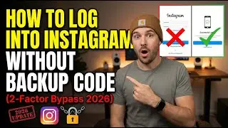 HOW TO LOG INTO YOUR INSTAGRAM ACCOUNT EVEN IF YOU DONT HAVE A BACKUP CODE