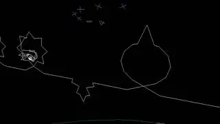 The Pop Team Epic Intro as a Vib-Ribbon Stage