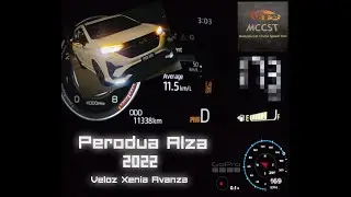 2022 Perodua Alza Cruise and TOP SPEED TEST MCCST 