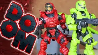 📷 Mega Bloks HALO: Spartan Customizer Pack || DOOM Construx Review