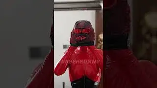 When the Red Catsuit Meets the Face of Desire 🔥 