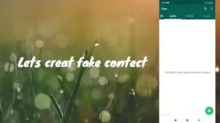 Fake chat for what's app