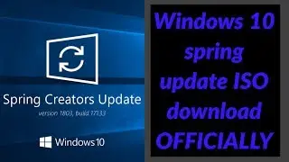 Download latest windows 10 spring update ISO file [OFFICIALLY]