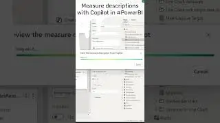 Measure descriptions with Copilot in 