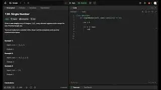 Leetcode 136 - Single Number - Python