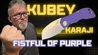 Kubey Karaji BLADE REPAIRS & DYE🟣💰#knifereview #knifedisassembly #edcknife #kubeyknives #kubeykaraji
