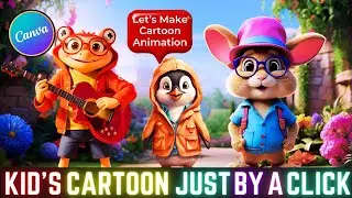 Create an ANIMATION 🔥 in 3 Steps using Canva AI Tools - 15 min| How to make animated videos on Canva