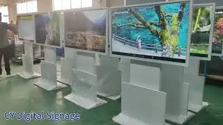 Rotate Freestanding Digital Display - Rotating Digital Kiosk