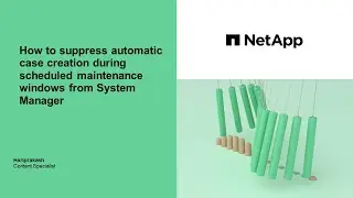 How to suppress automatic case creation during scheduled maintenance windows from System Manager