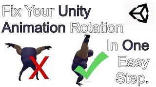 How to Fix Animation Rotation in Unity - It's Simple