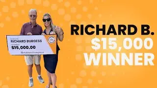 PCH Winner: Richard B. of OR Won $15,000.00!