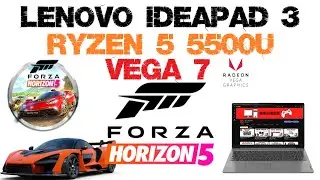 Lenovo Ideapad 3 Ryzen 5 5500U Teste em Jogos - Forza Horizon 5