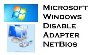 Windows Network Adapter Disable Netbios UI