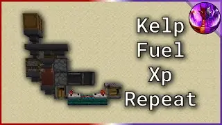 Infinitely Expandable Kelp Smelter for Your Minecraft Farms