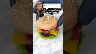 I’m the food playing the food disguised as another food. #candy #burger #rainbolt #amauryguichon