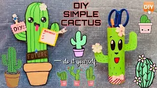 2 DIY SIMPLE CACTUS 🌵(Affordable)| Ghelyn Mae
