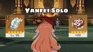 Level 90 C2 Yanfei with Shimenawa's Reminiscence Set vs Childe | Genshin Impact Mobile