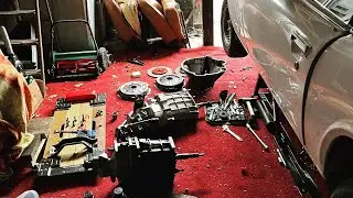 JENSEN healey V8. Gearbox, Pressure Plate, Release Bearing change.