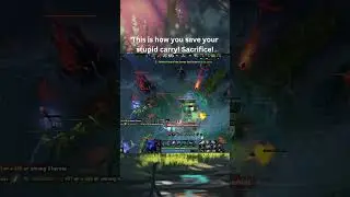 Wraith King w/ Aghs is not a Joke! Just save ur carry and run! #dota2 #dota2gameplay  #dota #gaming