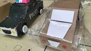Seru banget guys, banyak mobil mainan kardus nih