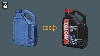 Motul Oil Bottle | MB03 | Blender 4.1