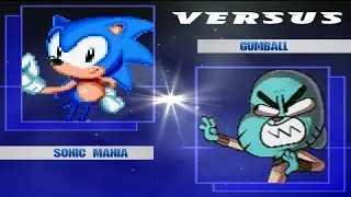 SONIC MANIA VS UGANDAN KNUCKLES | VS GUMBALL | FUNNY GAMING
