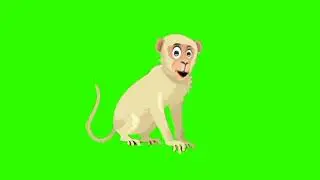 talking monkey green screen| no copyright video|animated #shorts