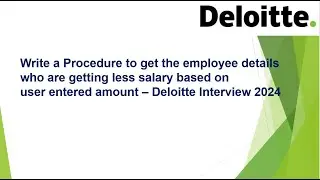 Write a Procedure to get the employee details who are getting less salary based on user input - SQL