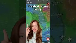 Tropical Storm Debby seems ready to cause issues for Jacksonville ATC 🫠🥲 #tropicalstorm #pilotlife