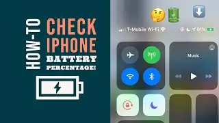 iPhone 11 Pro MAX: How to View Battery Percentage Status