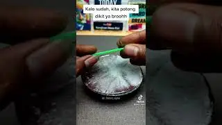 Bikin lapangan bulu tangkis dari korek api