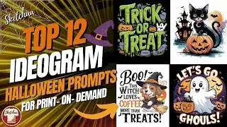ideogram ai| 12 Ideogram prompts for Halloween Designs | AI Design