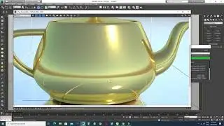 3ds Max Vray Realistic Gold Material