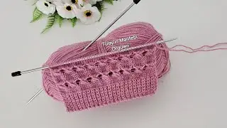 Zarif Ve Kolay Yelek, Şal, Bluz, Süveter İçin Örgü Modeli #knitting