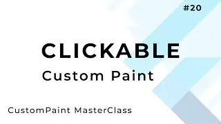 Making Custom Painter clickable | Custom Paint | Flutter